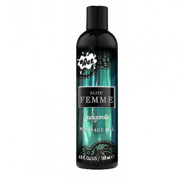 Массажное масло WET Elite Femme Invigorate 120 мл, парфюмированное