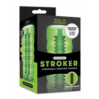 Мастурбатор с вибропулей ZOLO ORIGINAL SQUEEZABLE VIBR. STROKER