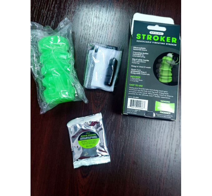 Мастурбатор с вибропулей ZOLO ORIGINAL SQUEEZABLE VIBR. STROKER