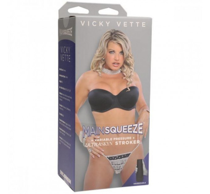 Мастурбатор в колбе Squeeze Vicky Vette Pussy