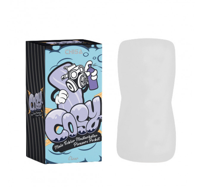 Мастурбатор яйцо Chisa COSY Stamina, прозрачный, 8 х 4 см
