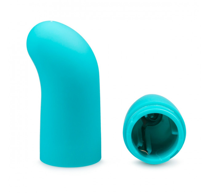 Мини-вибратор для точки G Easytoys, бирюзовый, 12 х 2.5 см
