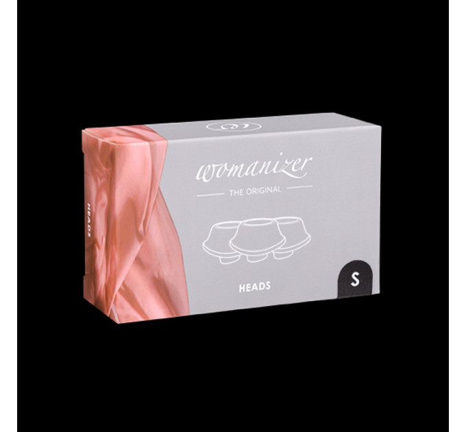 Змінні насадки на Womanizer Classic та Premium, чорний, розмір S