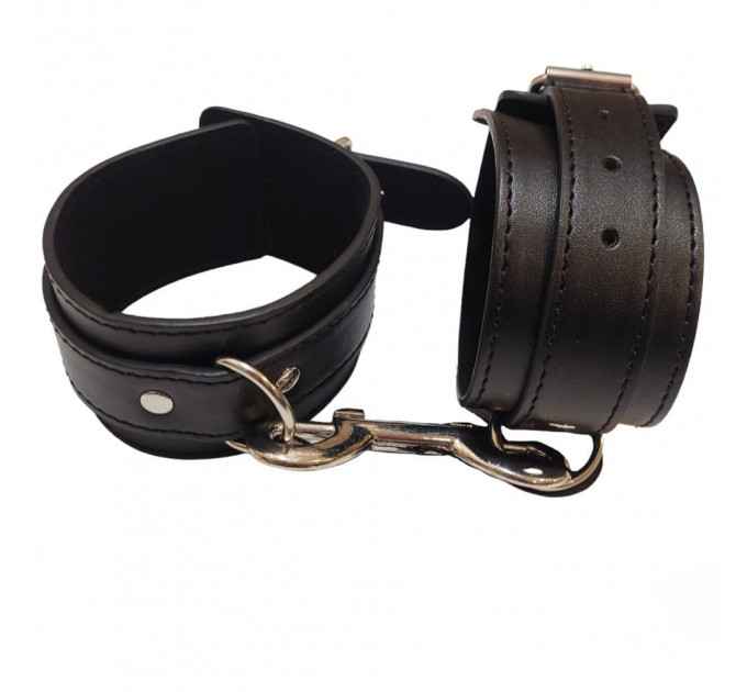 Наручники DS Fetish кожзам, черные