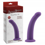 Насадка для страпону нереалістична Chisa Sweet Breeze BEND OVER M, фіолетова