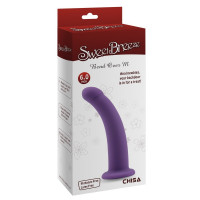 Насадка для страпону нереалістична Chisa Sweet Breeze BEND OVER M, фіолетова