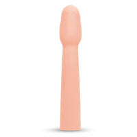 Насадка на пенис Size-Up Penis Entender с 3 эрекционными кольцами в наборе, бежевая
