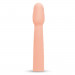 Насадка на пенис Size-Up Penis Entender с 3 эрекционными кольцами в наборе, бежевая