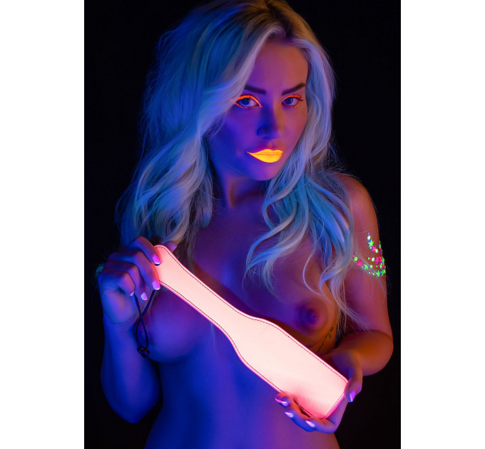 Паддл Taboom Glow In the Dark, светится в темноте, розовый, 32 см