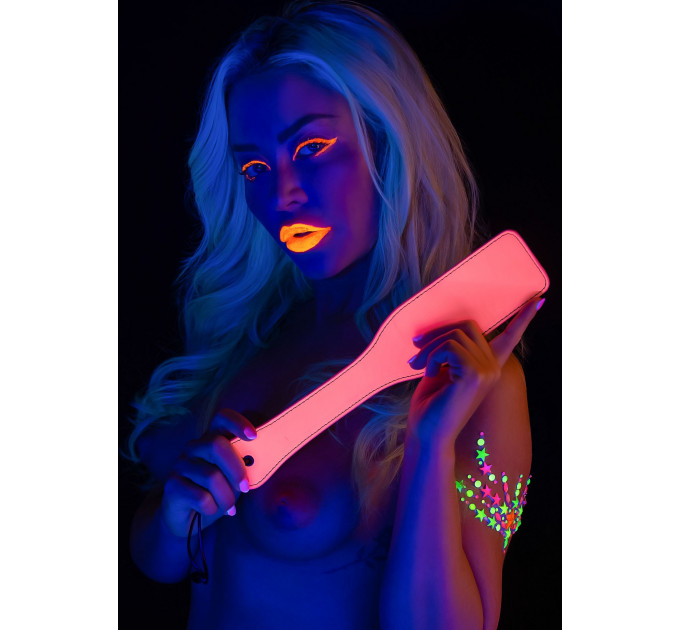 Паддл Taboom Glow In the Dark, светится в темноте, розовый, 32 см