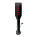 Паддл из экокожи Zwarte Leren Paddle, черный, 32.5 см