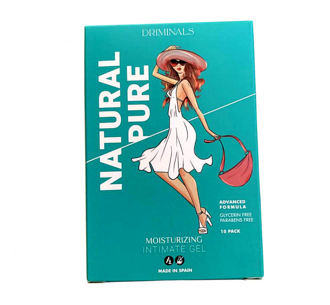 Пробник/Лубрикант на водній основі Driminals Natural Pure для чутливої ​​шкіри, 4 мл