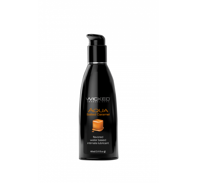 Съедобный лубрикант со вкусом карамели WICKED AQUA 60ML