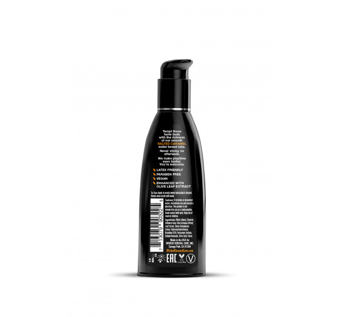 Съедобный лубрикант со вкусом карамели WICKED AQUA 60ML