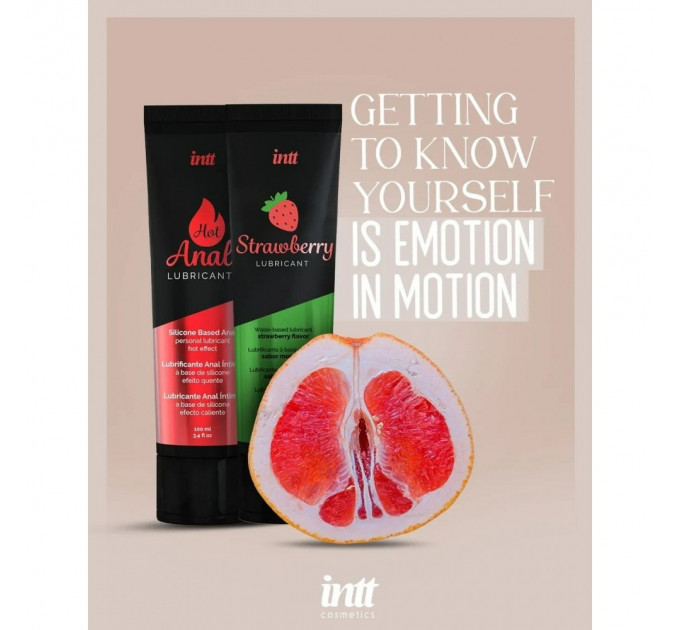 Съедобный лубрикант со вкусом клубники INTT Strawberry Lubrificant