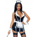 Сексуальный костюм горничной Leg Avenue Naughty Maid из винила, M