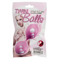 Кульки вагінальні You2Toys Twin Balls, рожеві