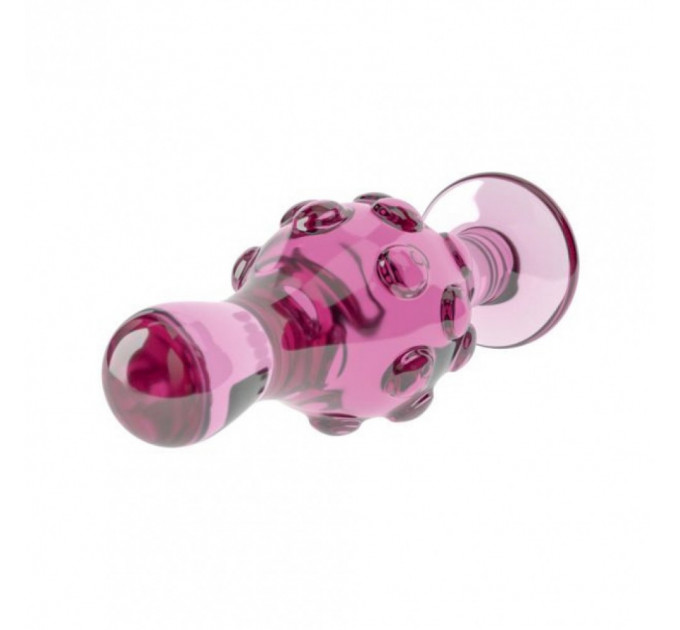 Стеклянная Анальная пробка 4.5 " Glass Romance Dildo Pink
