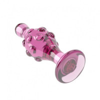Скляна Анальна пробка 4.5" Glass Romance Dildo Pink