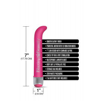 Вібратор Buzzed G-spot Vibe, яскраво-рожевий, 17,7 см