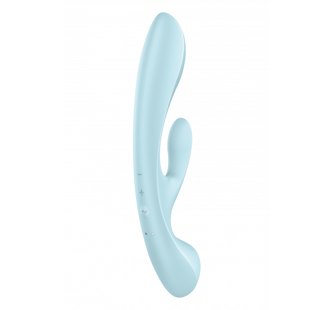 Вибоатор кролик SATISFYER TRIPLE OH LIGHT BLUE