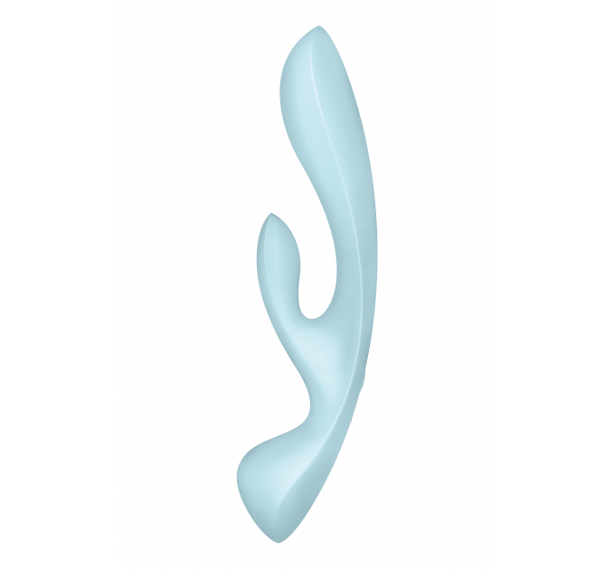 Вибоатор кролик SATISFYER TRIPLE OH LIGHT BLUE