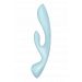 Вибоатор кролик SATISFYER TRIPLE OH LIGHT BLUE