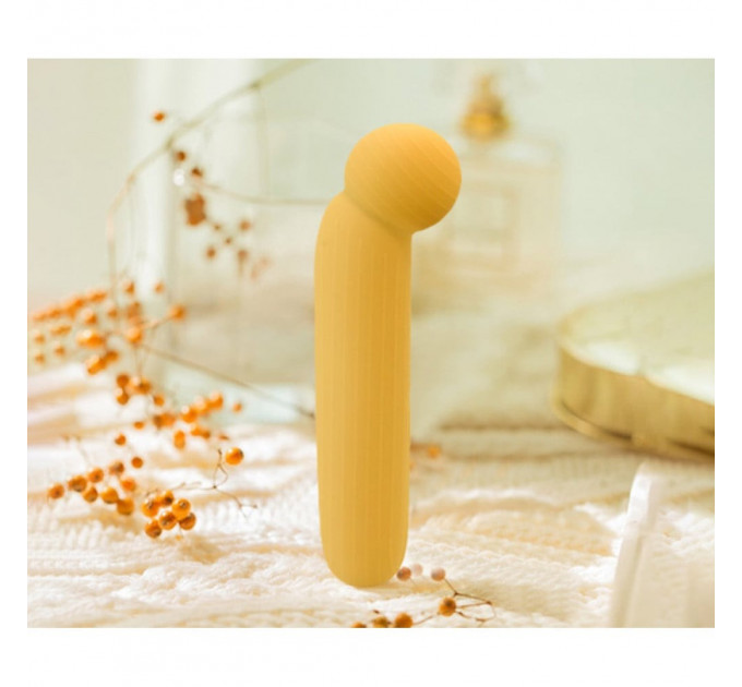 Вибратор для точки G Sweet Em Velvet Lure, бежевый