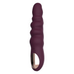 Класичний вібратор рельєфний Dream Toys ESSENTIALS Ripped Power Vibe, фіолетовий