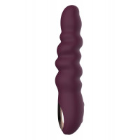 Вибратор классический рельефный Dream Toys ESSENTIALS Ripped Power Vibe, фиолетовый