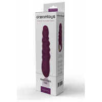 Вибратор классический рельефный Dream Toys ESSENTIALS Ripped Power Vibe, фиолетовый