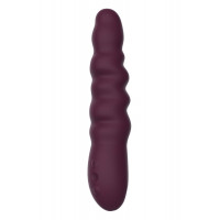 Вибратор классический рельефный Dream Toys ESSENTIALS Ripped Power Vibe, фиолетовый
