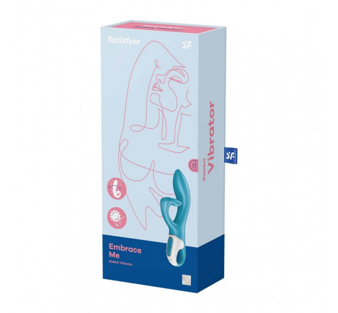 Вибратор кролик Satisfyer Embrace me turquoise