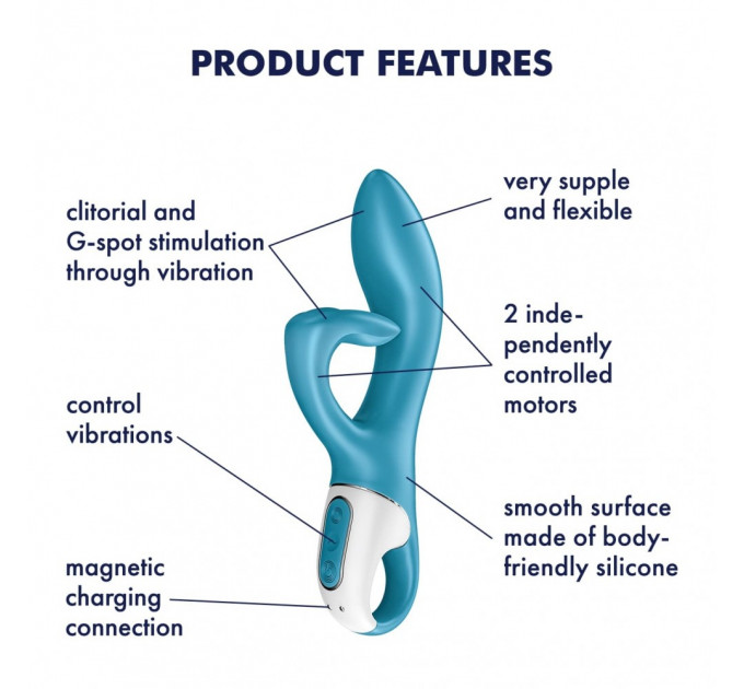 Вибратор кролик Satisfyer Embrace me turquoise