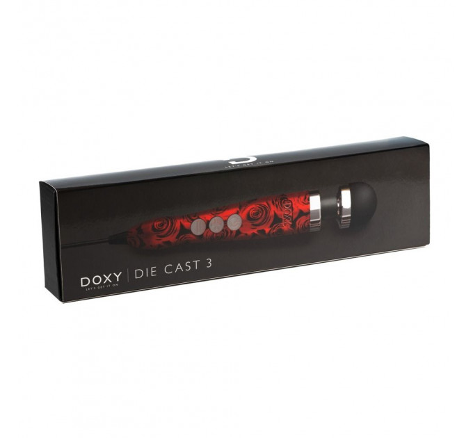 Вибромассажер-Микрофон DOXY Number 3 ROSE PATTERN