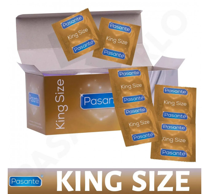 Презервативи Pasante King Size condoms, 144 ш