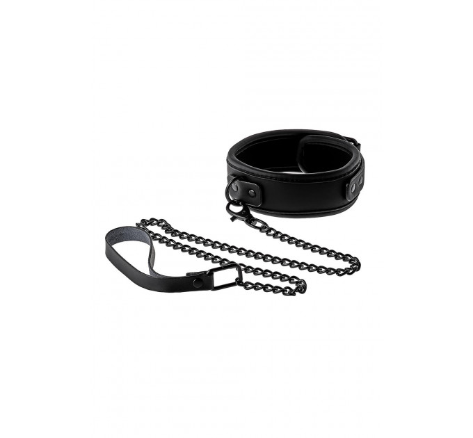 Ошейник с поводком BLAZE COLLAR AND CHAIN BLACK