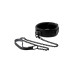 Ошейник с поводком BLAZE COLLAR AND CHAIN BLACK