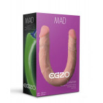 Двухсторониий фаллоимитатор EGZO Ciberskin 42 см*3,5 см