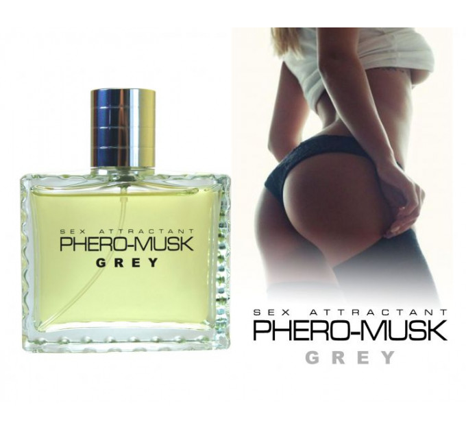 Духи з феромонами чоловічі Aurora PHERO-MUSK GREY, 100 мл