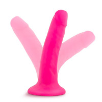 Фаллоимитатор NEO 6INCH DUAL DENSITY COCK NEON PINK