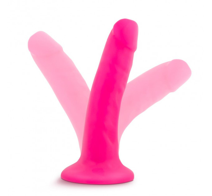 Фаллоимитатор NEO 6INCH DUAL DENSITY COCK NEON PINK