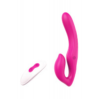 Безремневий страпон VIBES of LOVE REMOTE DOUBLE DIPPER
