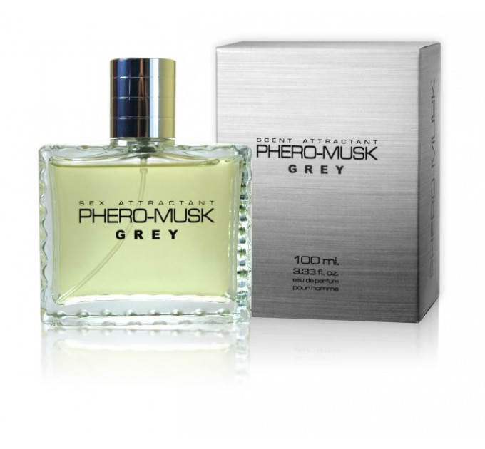 Духи з феромонами чоловічі Aurora PHERO-MUSK GREY, 100 мл