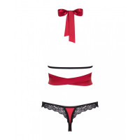 Комплект мереживний Obsessive Sensuelia S/M