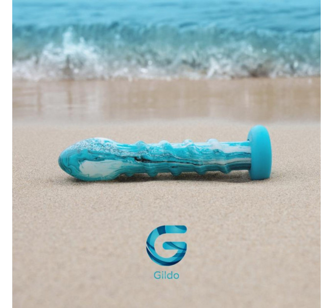 Анальная пробка Gildo - Ocean Wave Glass Dildo