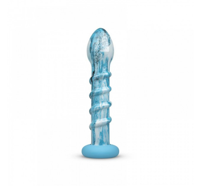 Анальная пробка Gildo - Ocean Wave Glass Dildo