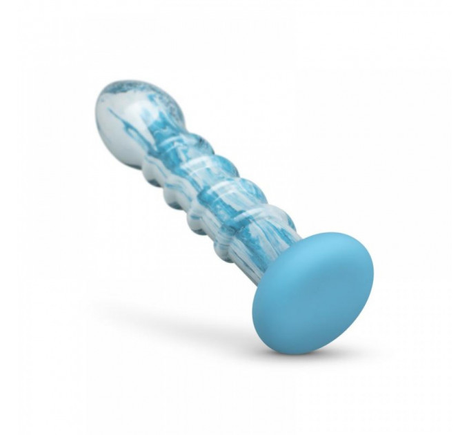 Анальная пробка Gildo - Ocean Wave Glass Dildo