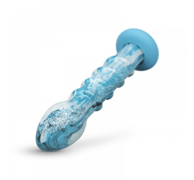 Анальная пробка Gildo - Ocean Wave Glass Dildo