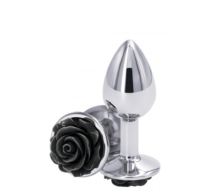Анальний корок NS Novelties REAR ASSETS ROSE SMALL BLACK